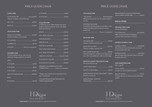 HDSeven Price List A4 Folded2
